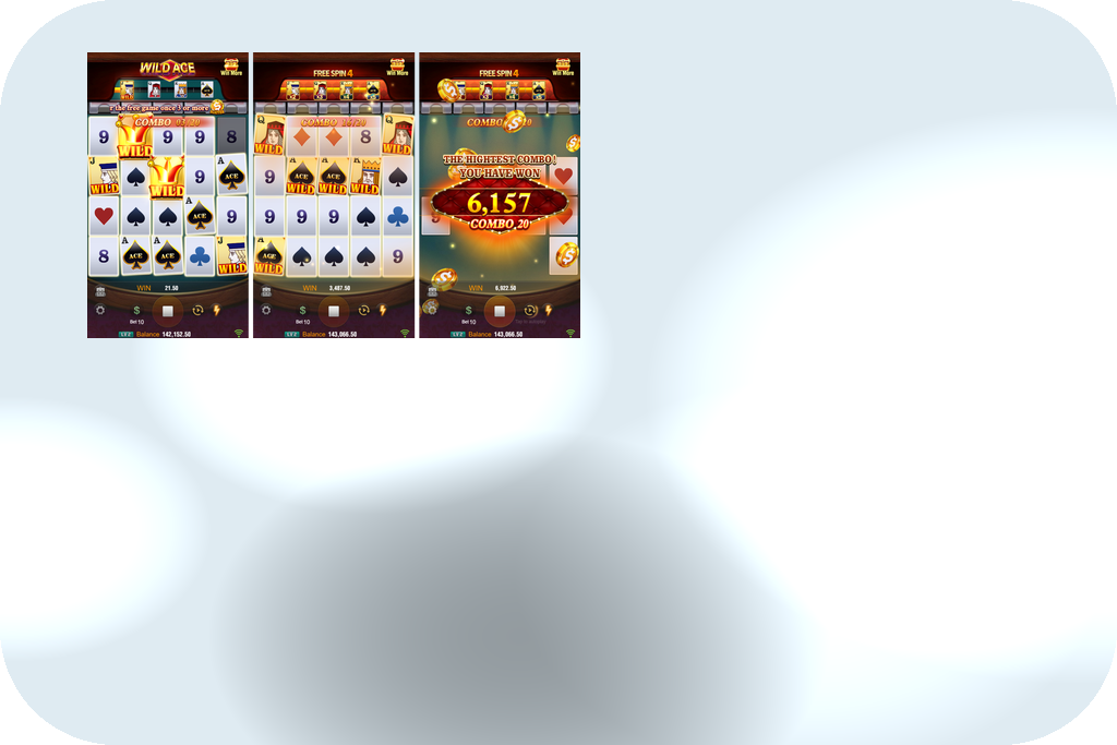 Wild Ace · Tampilan Layar Aplikasi V99