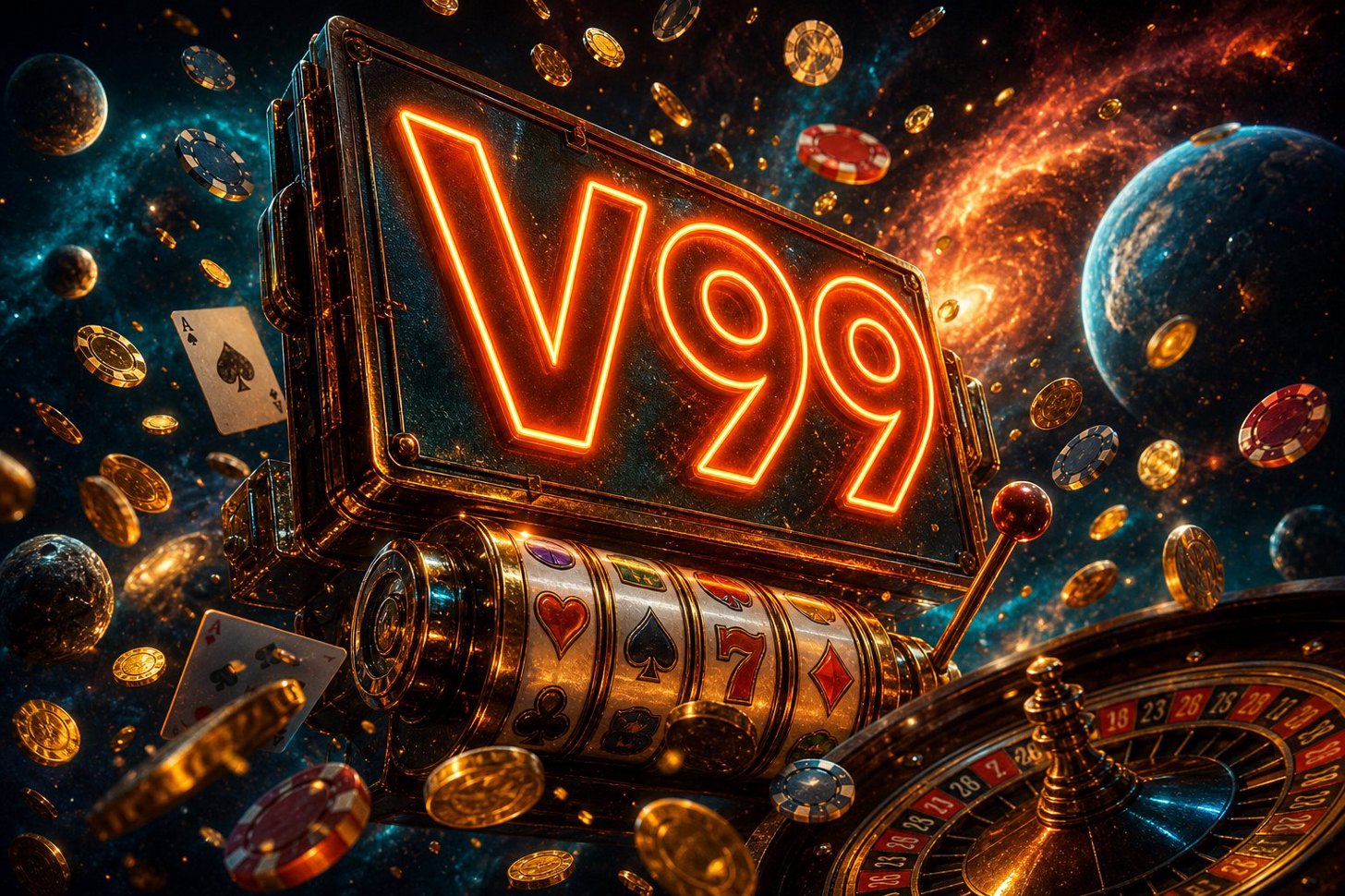 Dasbor akun V99 dengan menu pengaturan dan riwayat aktivitas